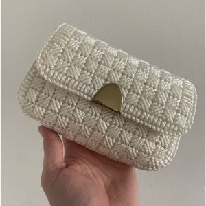 Vintage stitched handbag